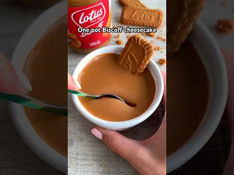 The easiest Biscoff cheesecake ever!