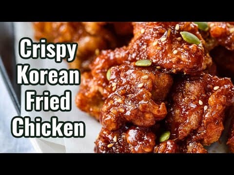 Dakgangjeong (Korean Crispy Fried Chicken Bites)