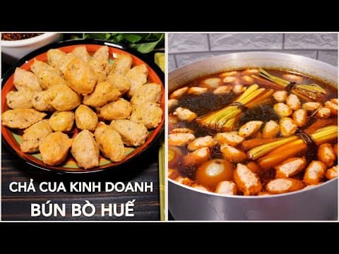 Crab Sausage (Crab Meat Sausage) for Hue Beef Noodle Soup - Vietnamese Main Course Crab Sausage (Crab Meat Sausage) for Hue Beef Noodle Soup - Delicious Vietnamese main course with medium difficulty. Perfect recipe converted from YouTube video to PDF format.