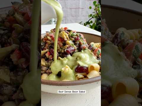 3 HEALTHIEST BEANS @cookingforpeanuts Dense Bean Salad. Good for weight, heart, cholesterol, gut!