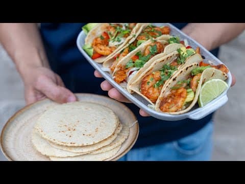 Tacos maison aux crevettes et avocat - Mexicaine Main Course Tacos maison aux crevettes et avocat - Delicious Mexicaine main course with medium difficulty. Perfect recipe converted from YouTube video to PDF format.