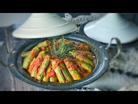 Zucchini and Meat Tagine with Eggplant Caviar - Moroccan Main Course Zucchini and Meat Tagine with Eggplant Caviar - Delicious Moroccan main course with medium difficulty. Perfect recipe converted from YouTube video to PDF format.