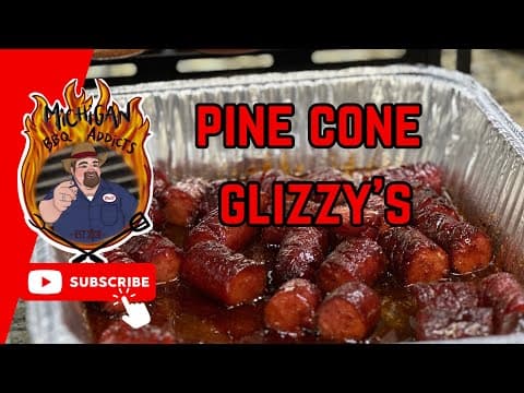 Pine Cone Glizzies - American Appetizer Pine Cone Glizzies - Delicious American appetizer with medium difficulty. Perfect recipe converted from YouTube video to PDF format.