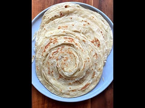 Flaky Buttery Flatbread - Parotta