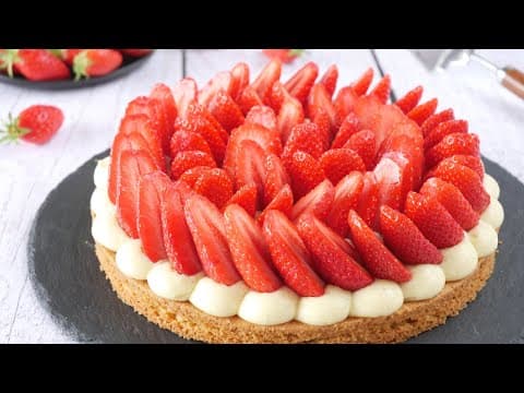 Strawberry Tart on Shortcake - French Dessert Strawberry Tart on Shortcake - Delicious French dessert with easy difficulty. Perfect recipe converted from YouTube video to PDF format.