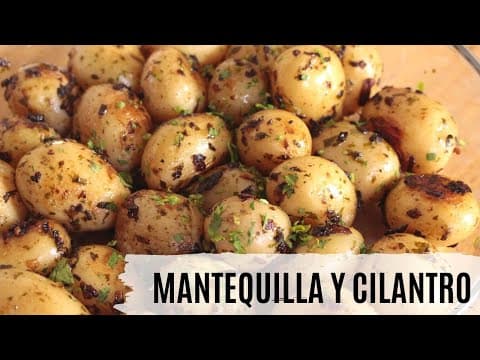Sautéed Baby Potatoes with Garlic, Onion, and Cilantro