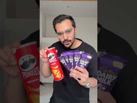 Making Viral Chocolate Pringles Trend