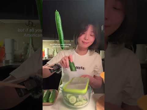 Addictive Crunchy Korean Cucumbers