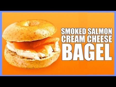 Smoked Salmon Cream Cheese Bagel