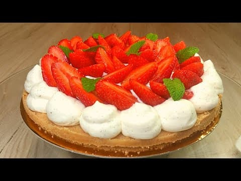 No-Bake Strawberry Tart - French Dessert No-Bake Strawberry Tart - Delicious French dessert with easy difficulty. Perfect recipe converted from YouTube video to PDF format.