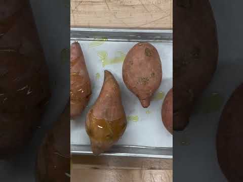 We hopped on the viral sweet potato trend!
