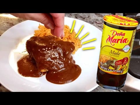 EASY Chicken Molé Recipe