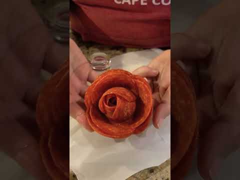Pepperoni Rose for your Charcuterie Board!