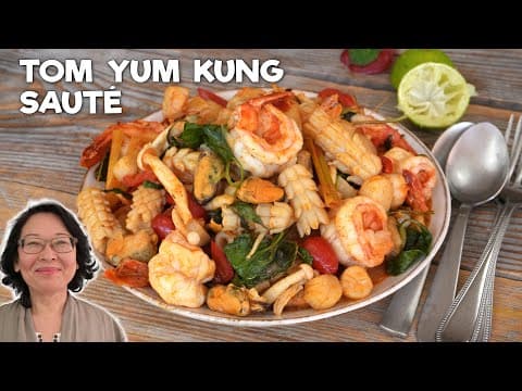 Tom Yam aux fruits de mer sauté - Thai Main Course Tom Yam aux fruits de mer sauté - Delicious Thai main course with medium difficulty. Perfect recipe converted from YouTube video to PDF format.