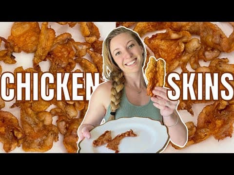 2 FAST & Easy Chicken Skin Recipes