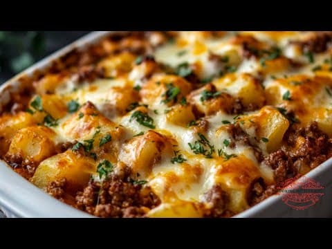 Cheesy Beefy Potato Casserole