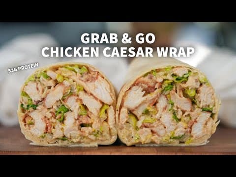 Chicken Caesar Wrap - American Lunch Chicken Caesar Wrap - Delicious American lunch with medium difficulty. Perfect recipe converted from YouTube video to PDF format.