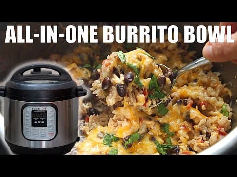 Instant Pot Chicken Burrito Bowl (Better than Take-Out!)