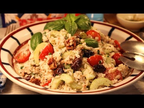Creamy Ricotta Rice Salad - French Main Course Creamy Ricotta Rice Salad - Delicious French main course with easy difficulty. Perfect recipe converted from YouTube video to PDF format.