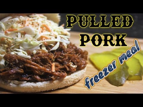 BBQ Pulled Pork (Easy Freezer Meals)
