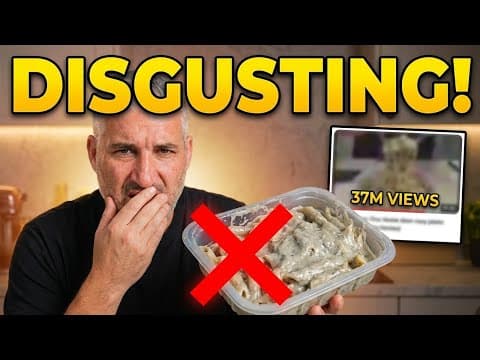 Italian Chef Reacts to the MOST DISGUSTING “Alfredo” (37 Million Views?!)