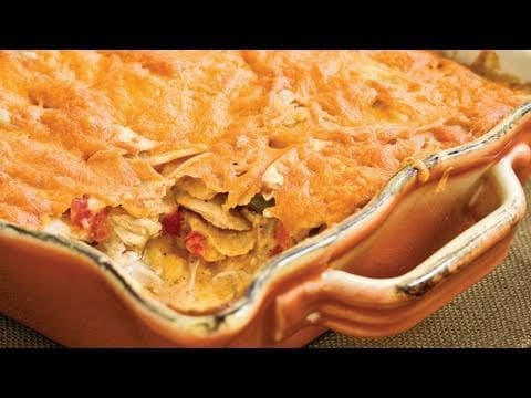 Quick Fix Light King Ranch Chicken Casserole