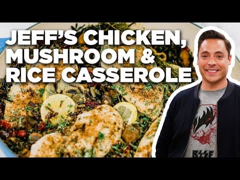 Jeff Mauro's Chicken, Mushroom and Wild Rice Casserole