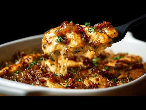 Baked French Onion Chicken – No Fuss, No Stirring! ✅ Recipe - American | Easy | Serves 4 Baked French Onion Chicken – No Fuss, No Stirring! ✅ - American recipe that serves 4 people. A easy difficulty cooking recipe converted from YouTube video with complete ingredients and step-by-step instructions.