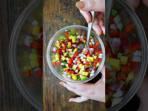 Fish Taco Bowl with mango salsa Recipe - Mexican | Easy | Serves 4 Fish Taco Bowl with mango salsa - Mexican recipe that serves 4 people. A easy difficulty cooking recipe converted from YouTube video with complete ingredients and step-by-step instructions.