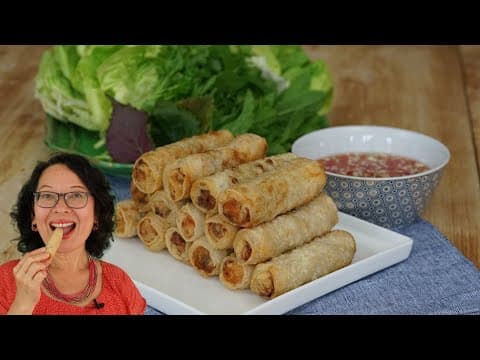 Crispy Shrimp Fried Spring Rolls - Vietnamese Appetizer Crispy Shrimp Fried Spring Rolls - Delicious Vietnamese appetizer with medium difficulty. Perfect recipe converted from YouTube video to PDF format.