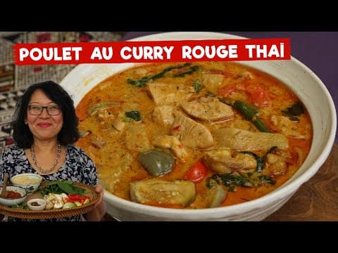 Thai Red Curry Chicken - Thai Main Course Thai Red Curry Chicken - Delicious Thai main course with medium difficulty. Perfect recipe converted from YouTube video to PDF format.
