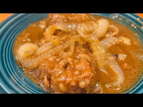 Oven Steak with Onion Gravy