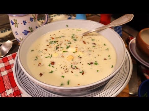 Velouté de topinambour et endives au Maroilles - French Soup Velouté de topinambour et endives au Maroilles - Delicious French soup with medium difficulty. Perfect recipe converted from YouTube video to PDF format.