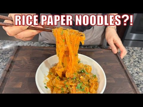 Turn Rice Paper into Noodles?! You Have to Try This!