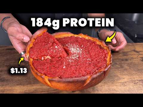 High-Protein Chicago Deep Dish Pizza