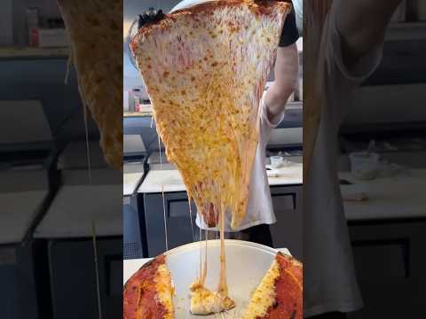 This pizza has TOO MUCH CHEESE!