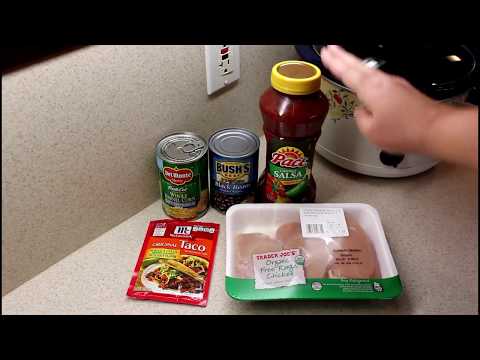 Crockpot Salsa Chicken