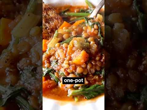 Healthy Mediterranean Lentil Soup