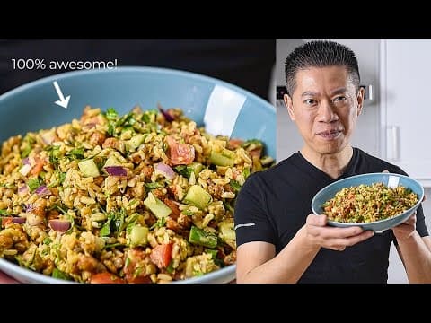 Lentil and Chickpea Rice Bowl