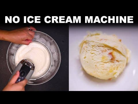 Ice cream made with two bowls — no machine needed