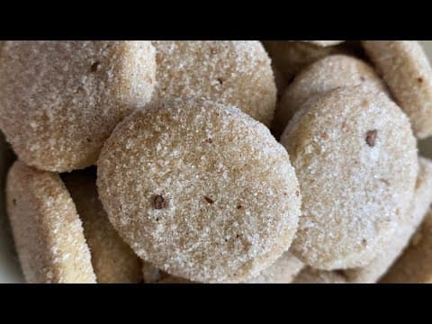Cinnamon Polvorones (Mexican Shortbread Cookies)