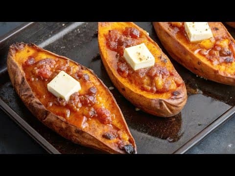 The BEST and QUICKEST Way to Bake A Sweet Potato