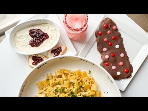 It's the ultimate girl dinner! This Galentine's Day menu is the sweetest spread