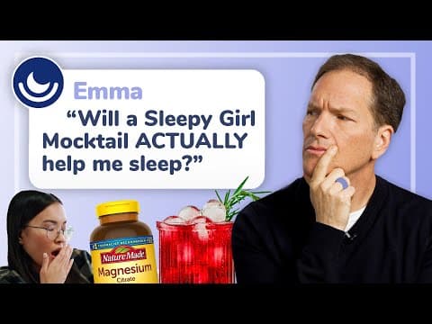 Does The Sleepy Girl Mocktail Really Work? A Sleep Expert Explains!