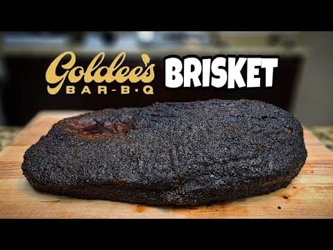 Brisket In Texas - I Tried The Goldees Brisket Method - Smokin' Joe's Pit BBQ
