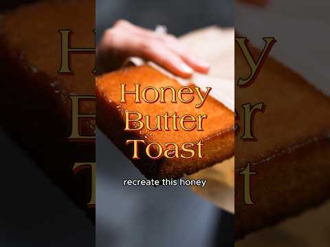 Viral Honey butter toast, only 4 ingredients! 🍯🍞