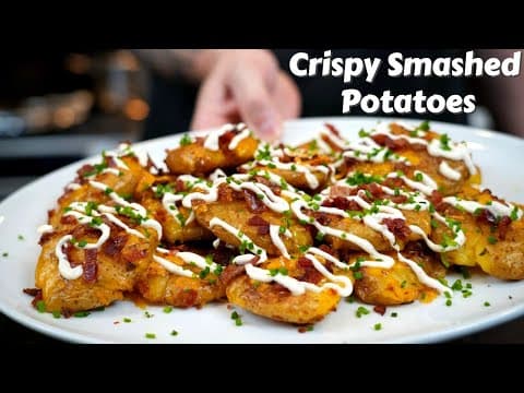These Are The Most Delicious Potatoes I've Ever Made (Loaded Smashed Potato Recipe)