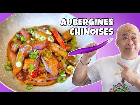 Aubergines chinoises sautées à la sauce soja