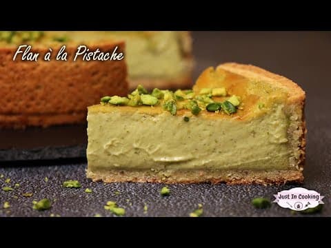 Flan à la pistache - French Dessert Flan à la pistache - Delicious French dessert with medium difficulty. Perfect recipe converted from YouTube video to PDF format.