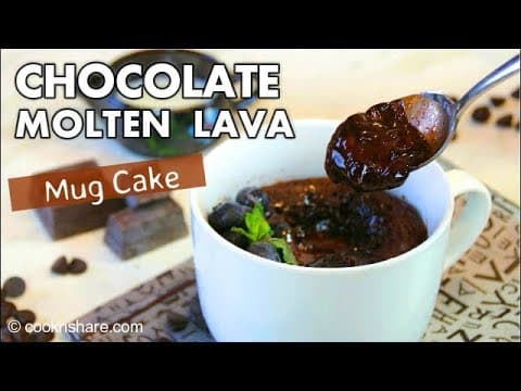 10 Minute Chocolate Lava Cake in a Mug